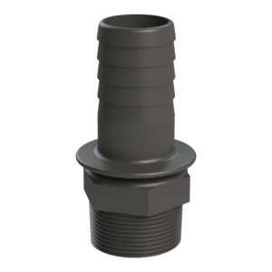 Slangsockel för 38mm slang x Utvändig gänga hane 1 1/2″