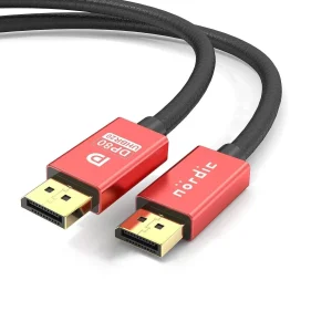 1,5m Displayport 2.1 kabel DP80 UHBR20 80Gbps 16/10/8K60H 4K165/144Hz DSC1.2a HDR HDCP2.2 FreeSync G-Sync