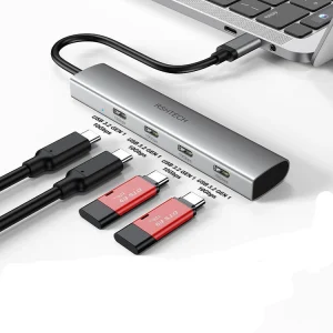 Gen2 3.2 USB-C 4ports Hubb 10Gbps 1m kabel 4xUSB-C